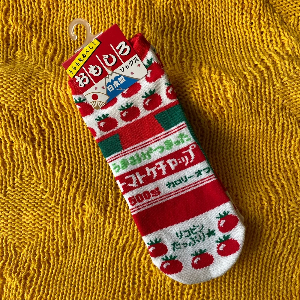 Japanese Ketchup Socks
